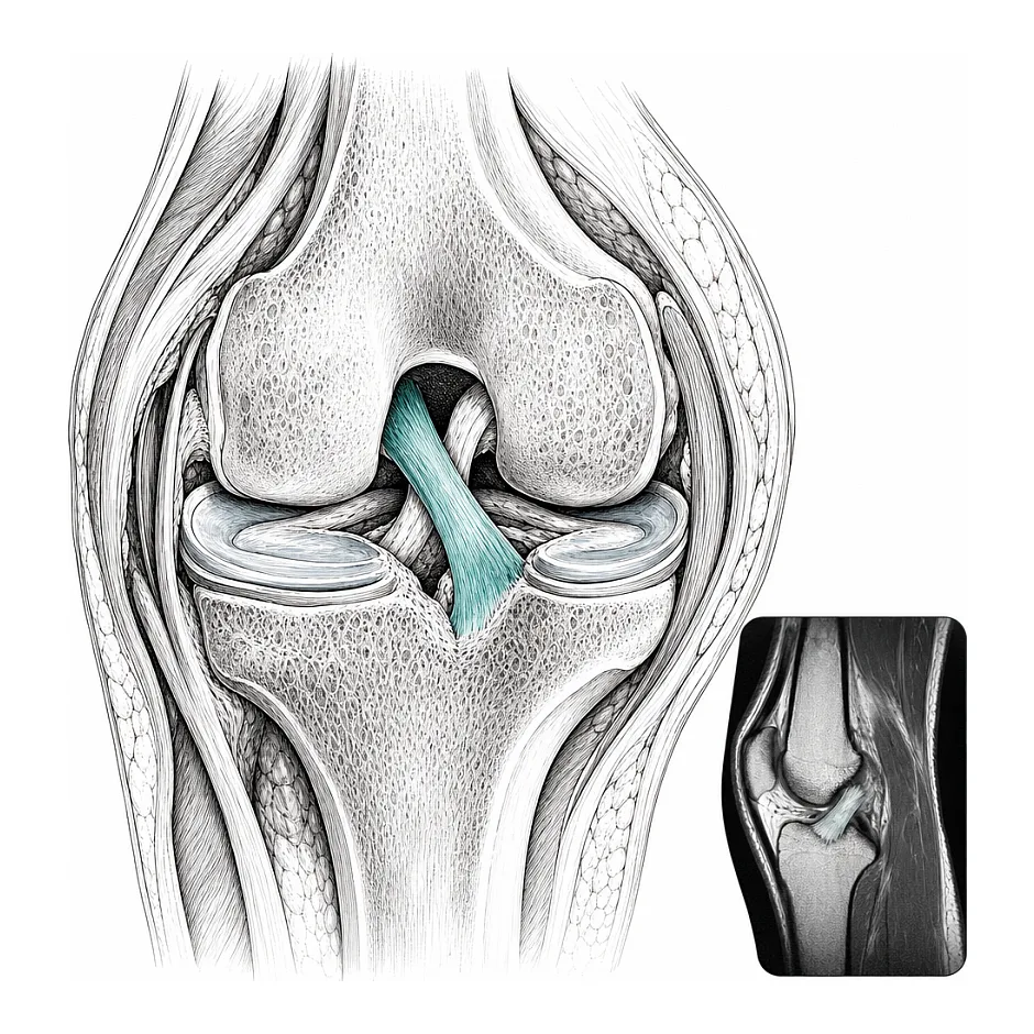 تشخیص پارگی ACL در تصاویر MRI زانو | راهنمای کامل