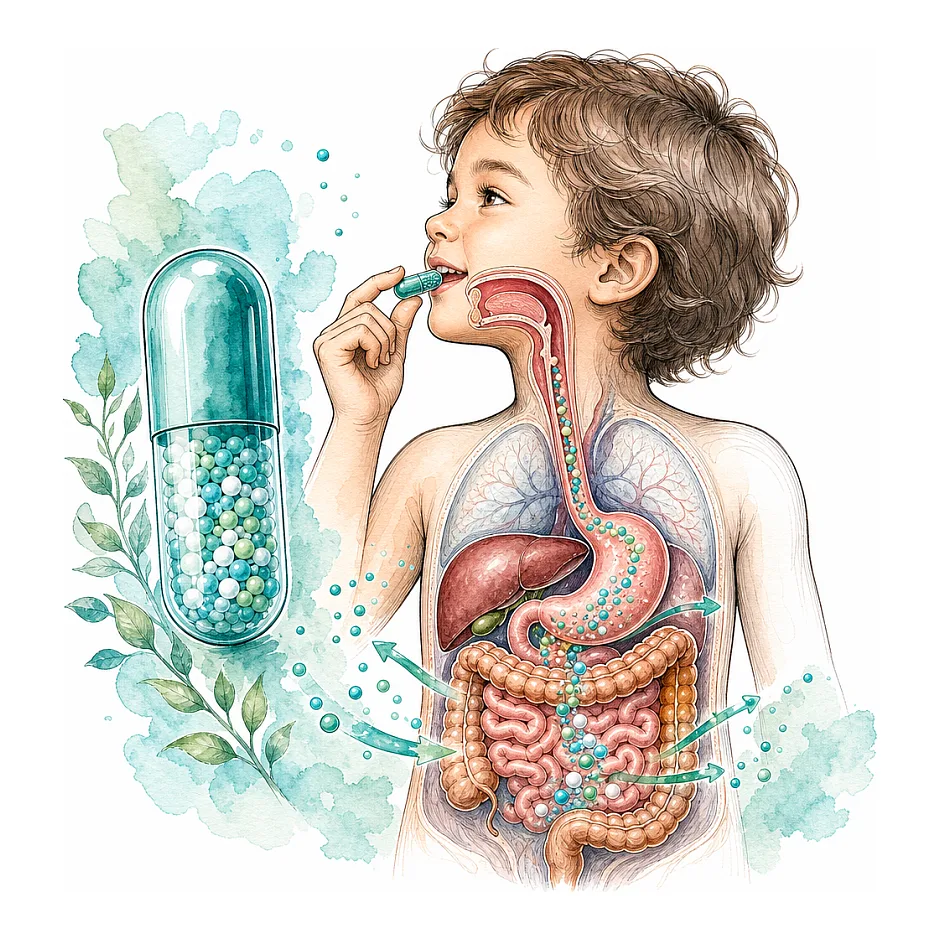طریقه مصرف کپسول بیوتین ۵ میلی‌گرم برای کودک یکساله