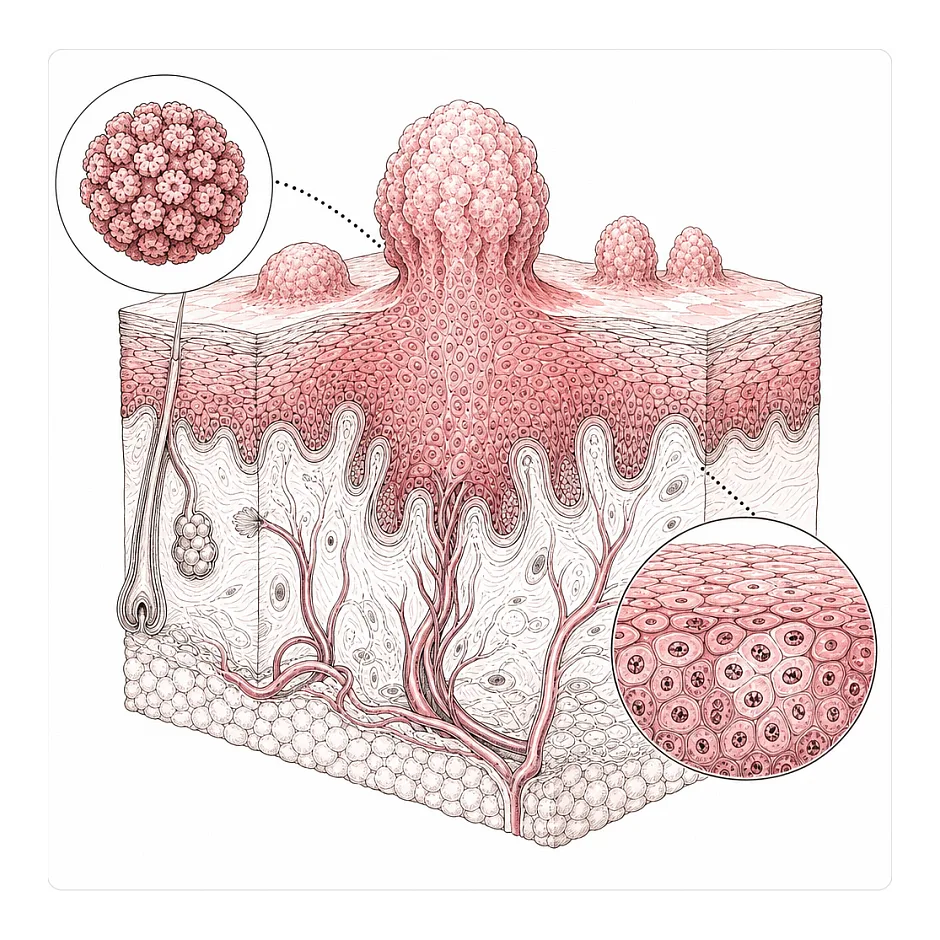 HPV ویروس و زمان تشخیص زگیل - خدمات سوال و جواب پزشکی