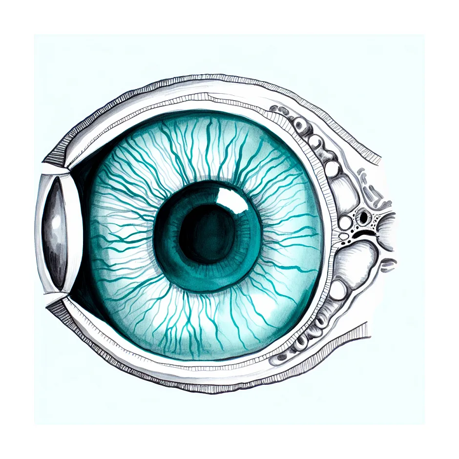 احساس وجود جسم خارجی در چشم بدون قرمزی