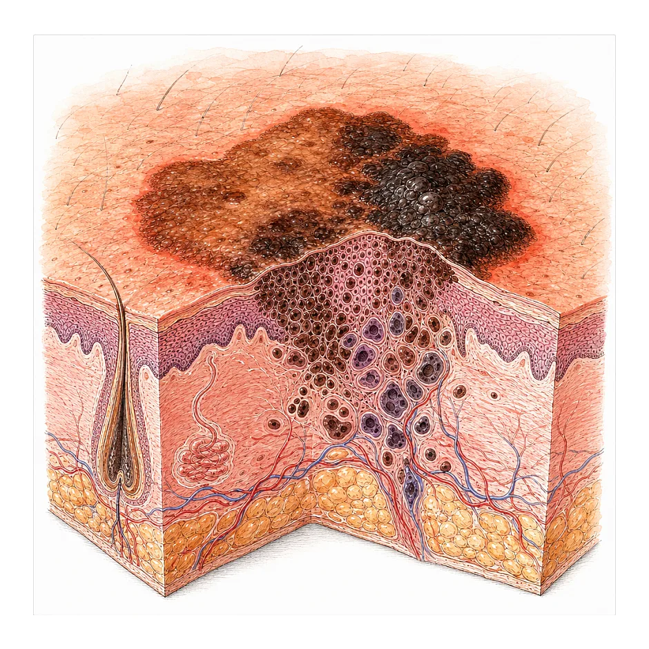 خطرات خال پوستی بزرگ شده و راهکارهای پیشگیری از آن