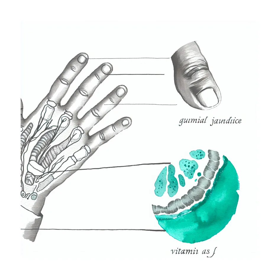 علت زردی کف دست و پا در کودک ۹ ساله