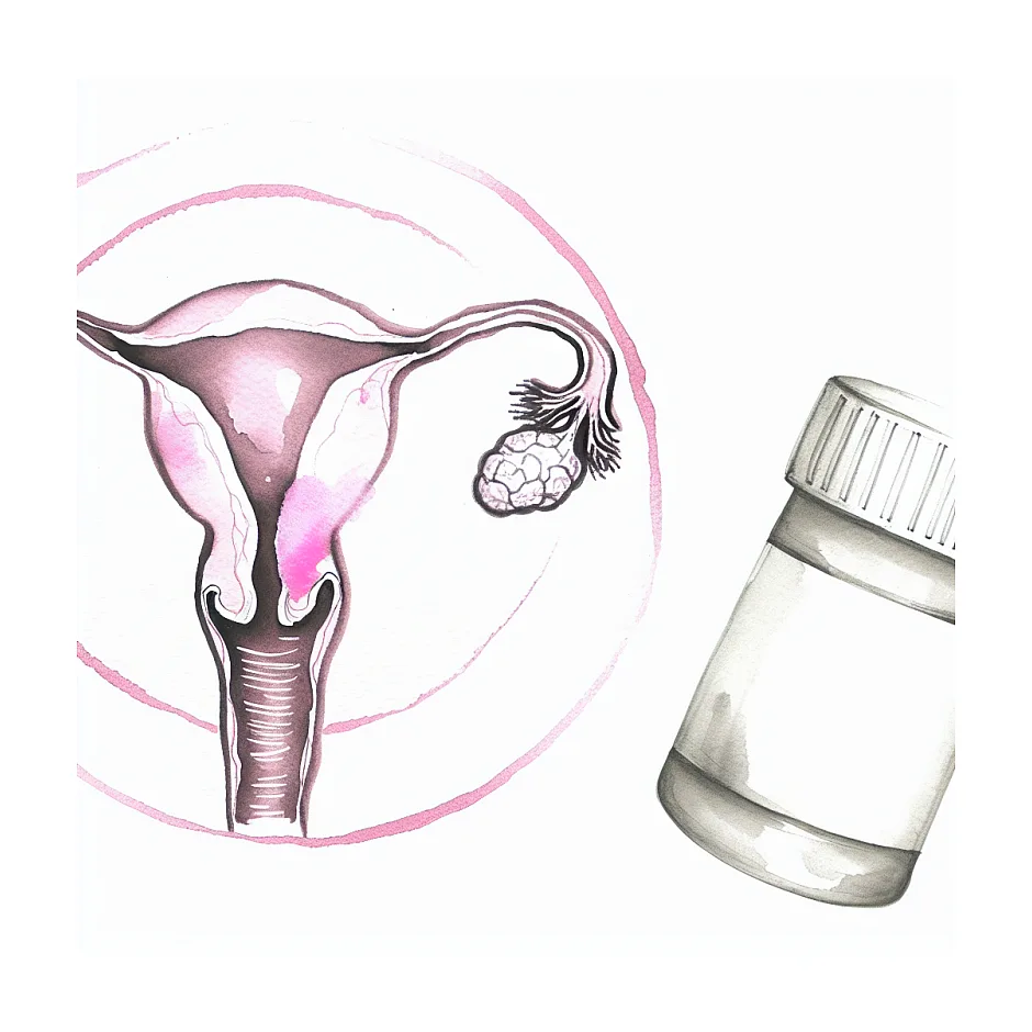 کیست ساده تخمدان ۳۲ میلیمتری و درمان با دارو