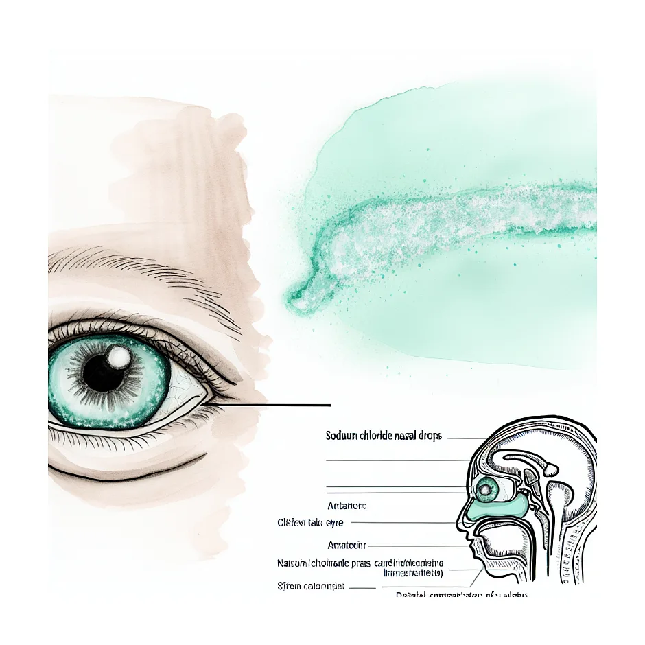 عوارض استفاده از قطره بینی سدیم کلراید در چشم نوزاد