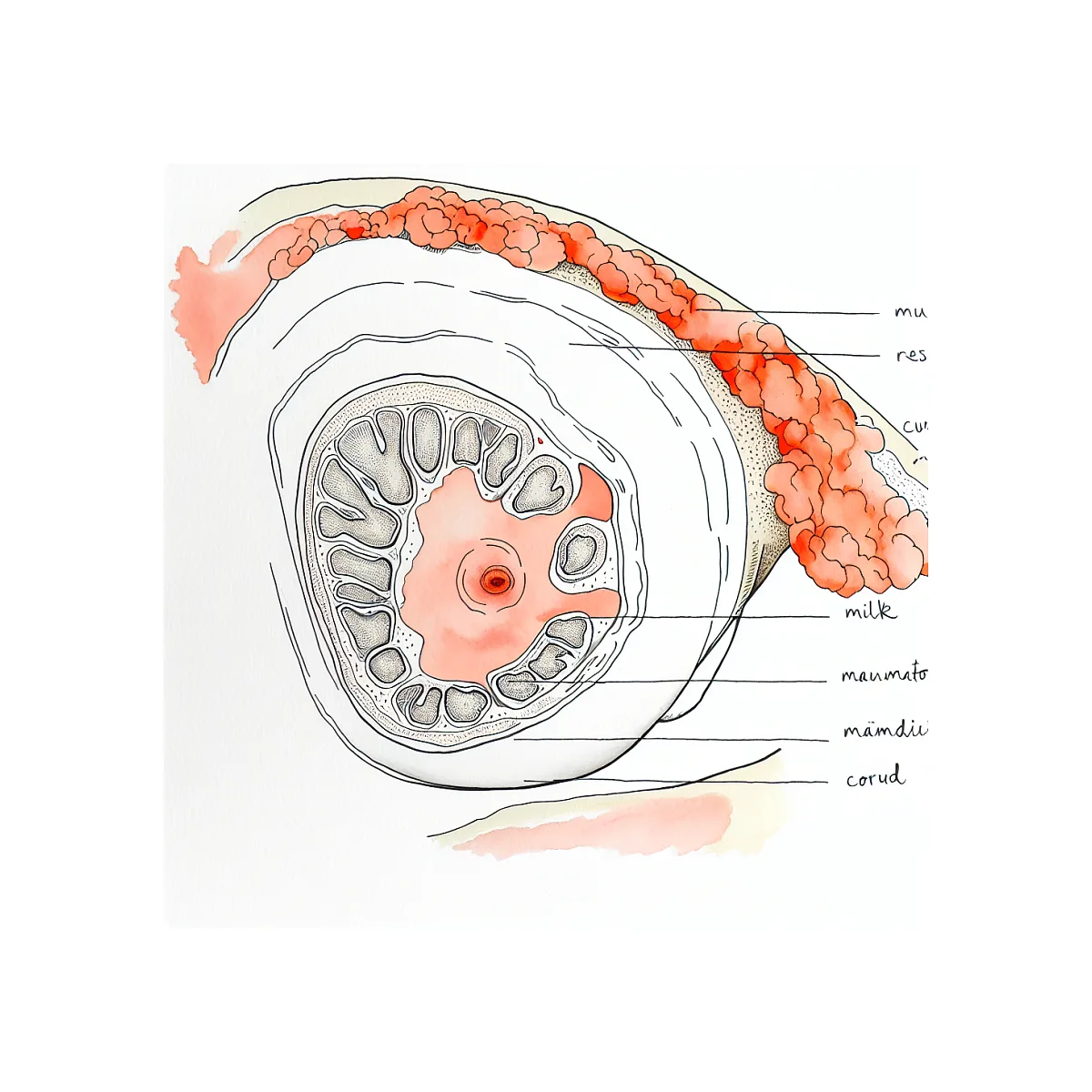 ماندن شیر در سینه و اسهال نوزاد ۴ ماهه