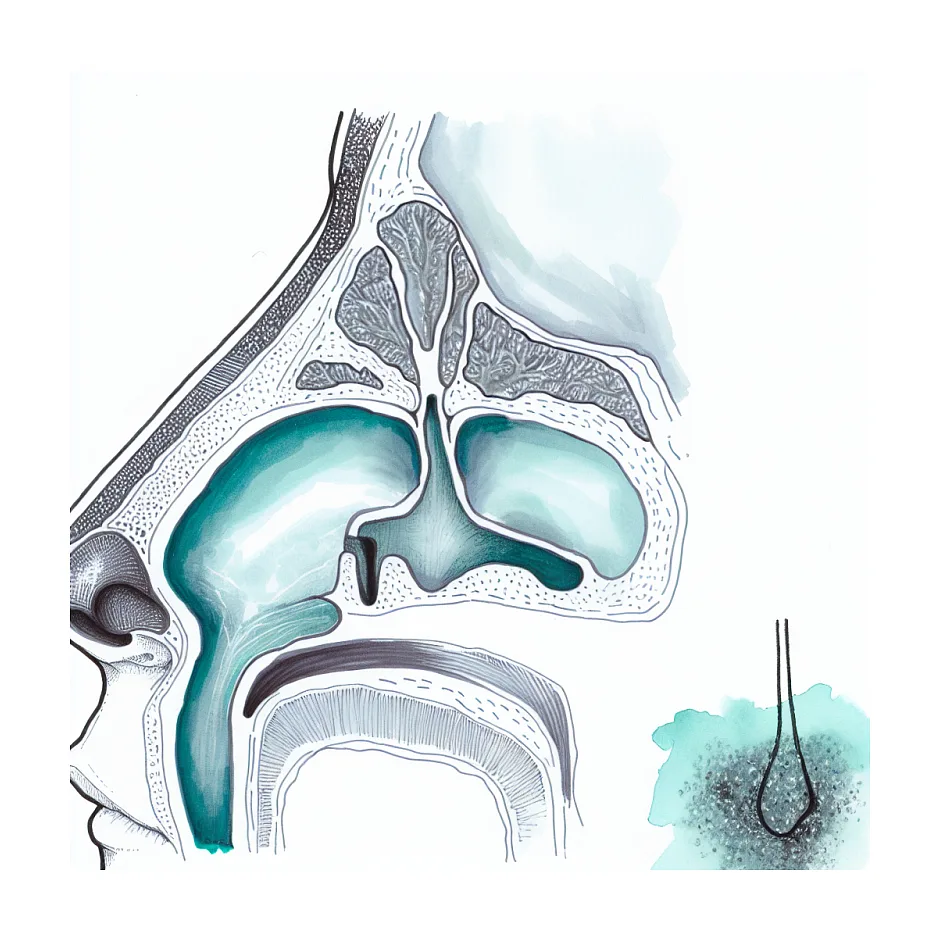 علت آبریزش مزمن از یک سوراخ بینی چیست؟