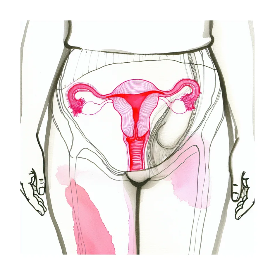 درد زیر شکم با انتشار به کمر و پا بعد از قاعدگی