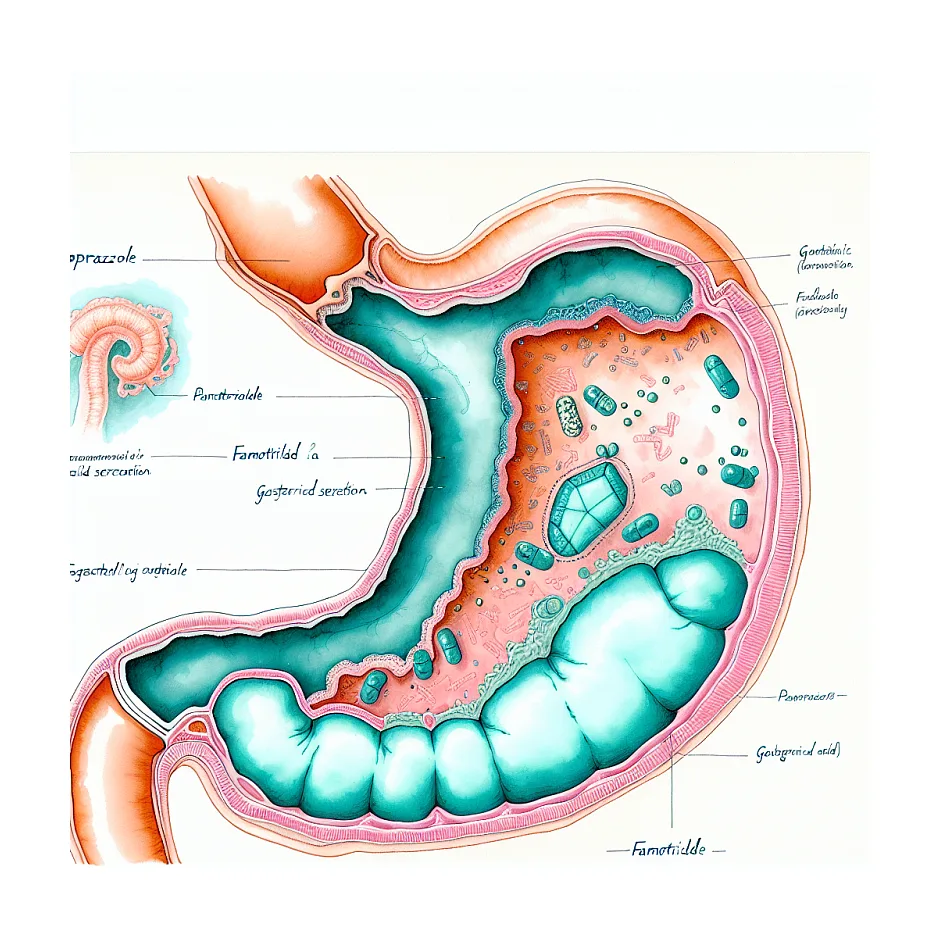 تفاوت پنتوپرازول و فاموتیدین با مصرف پروپرانولول