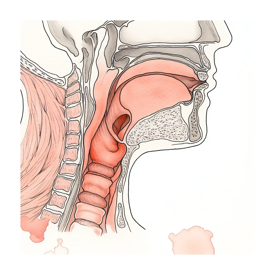 گلودرد بعد از فشار گردن با دست؛ آیا خطرناک است؟