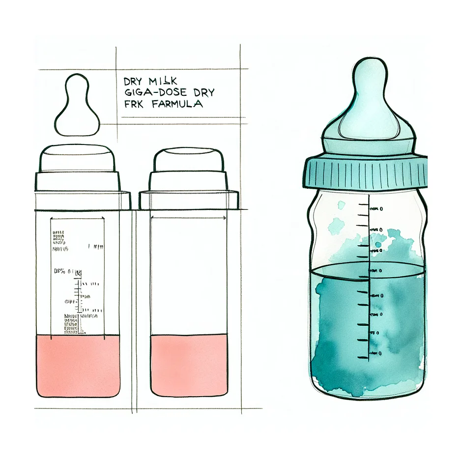 مقایسه شیر خشک نان و گیگوز برای وزن‌گیری نوزاد