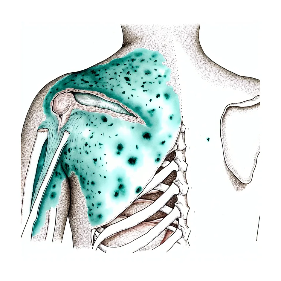 سیاه شدن بین دو کتف و بازو با خارش؛ علت و راه‌حل