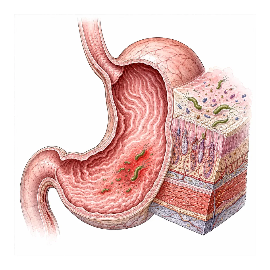 بررسی صحت تشخیص آندوسکوپی در مورد میکروب معده (HP)