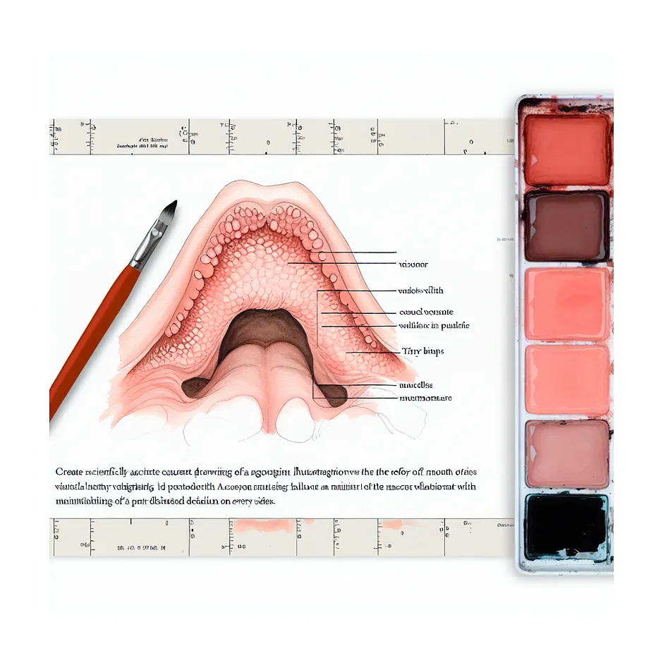 وجود دانه‌ ریز روی سقف دهان؛ طبیعی یا نگران‌کننده؟