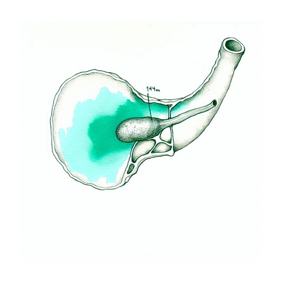 آیا سنگ ۱۴ میلی‌متری کیسه صفرا نیاز به جراحی دارد؟