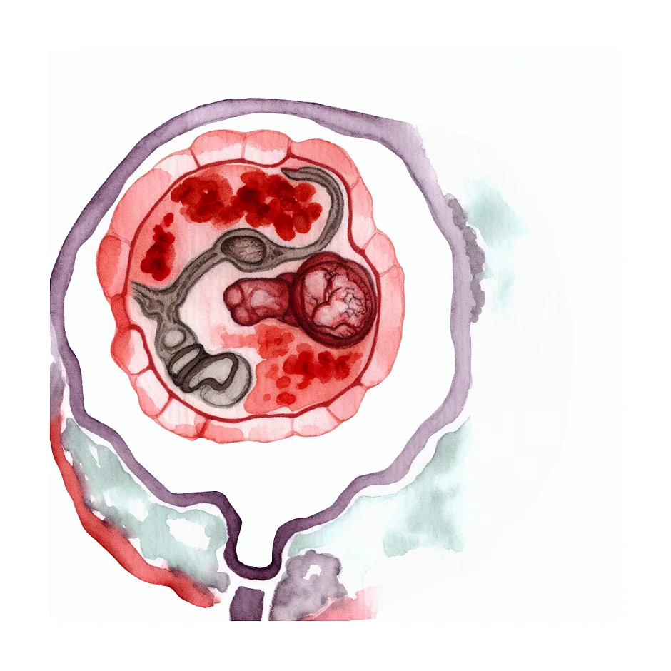 کیست هموراژیک در حال کلابه شدن تخمدان یعنی چه؟