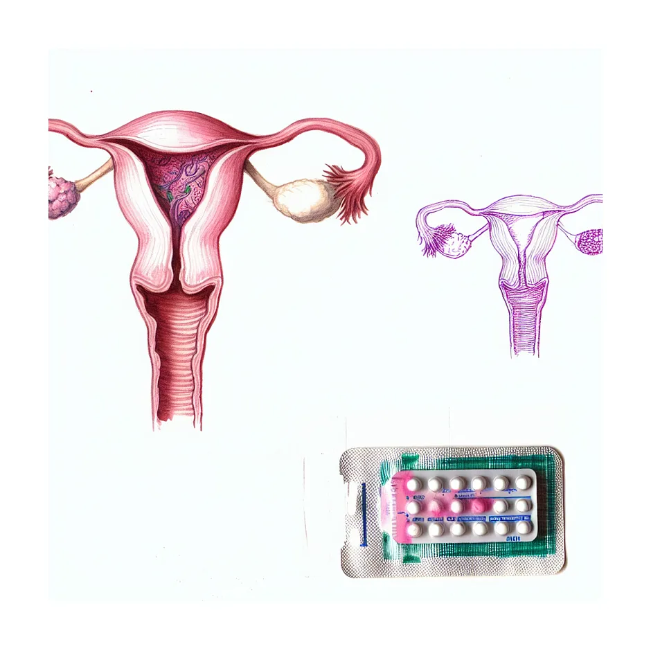 فراموش کردن دو قرص ال‌دی و لکه‌بینی