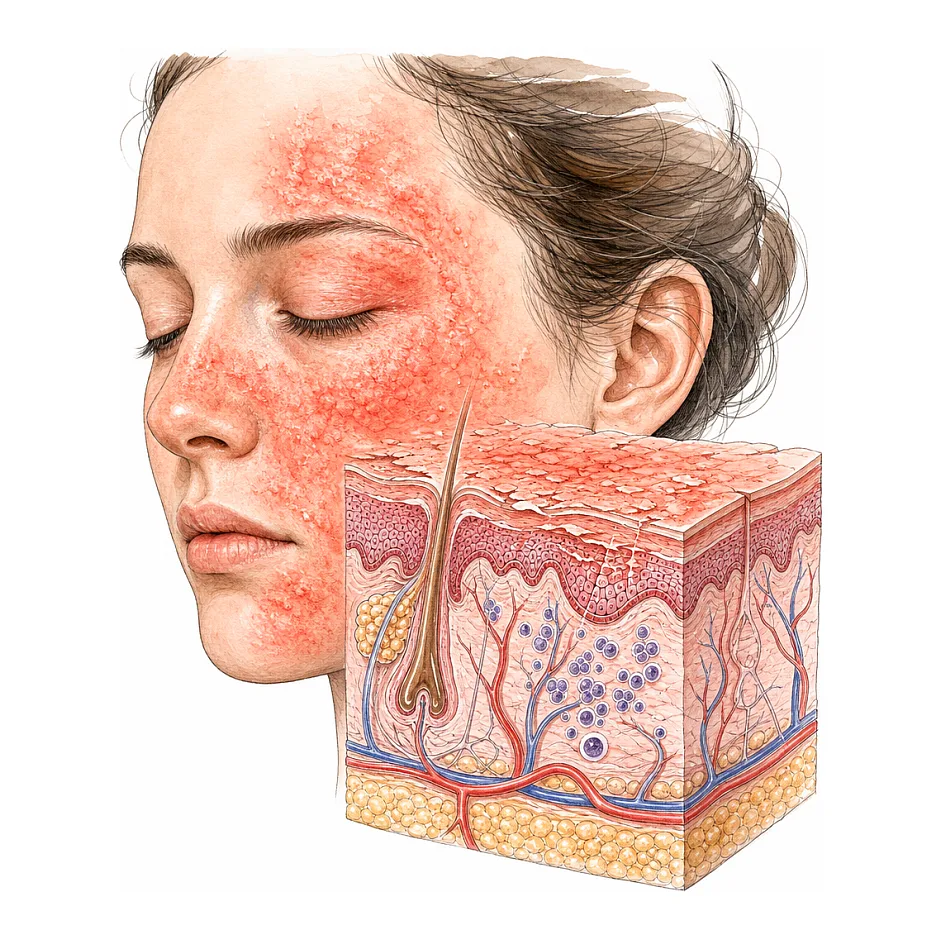 آیا اگزمای صورت به خودی خود خوب می شود؟