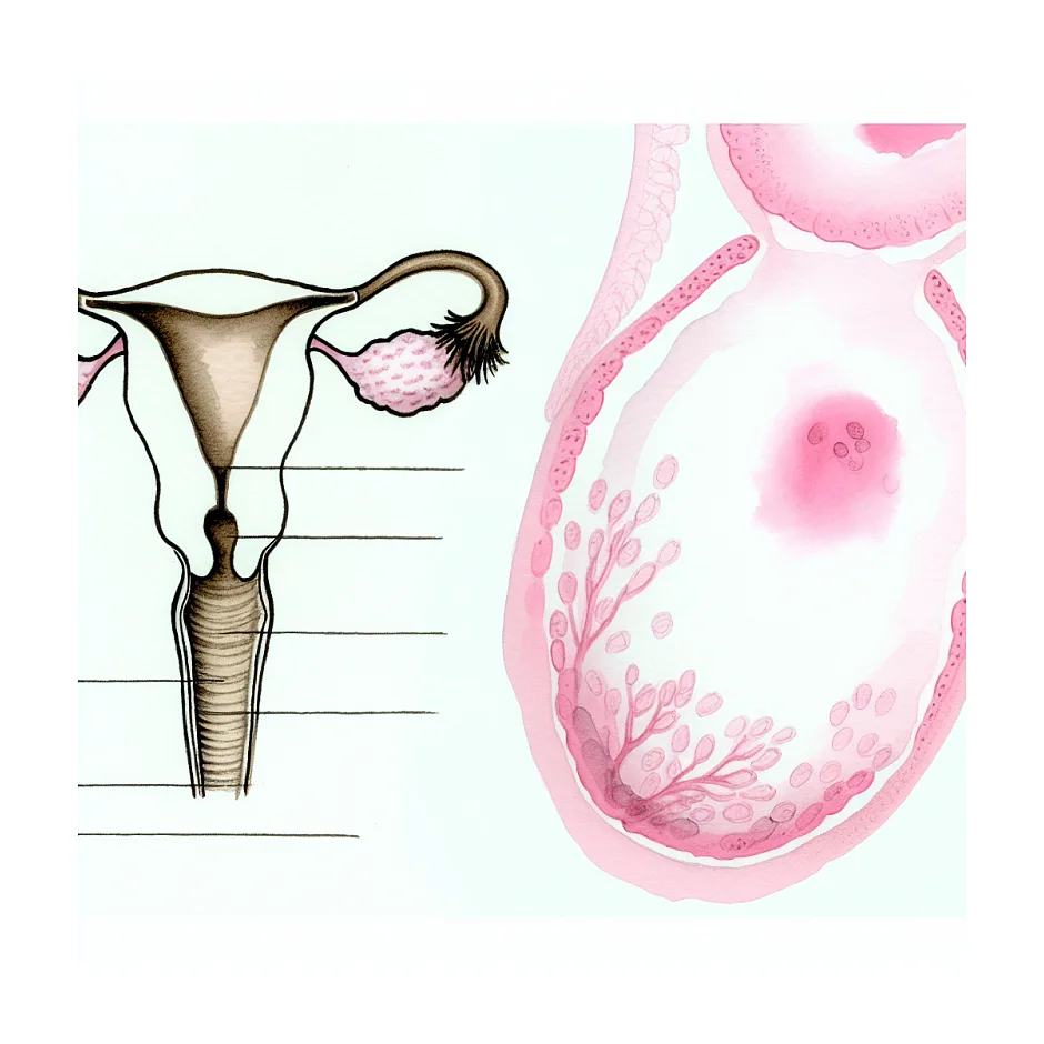 سایز طبیعی تخمدان در سونوگرافی چند سی‌سی است؟