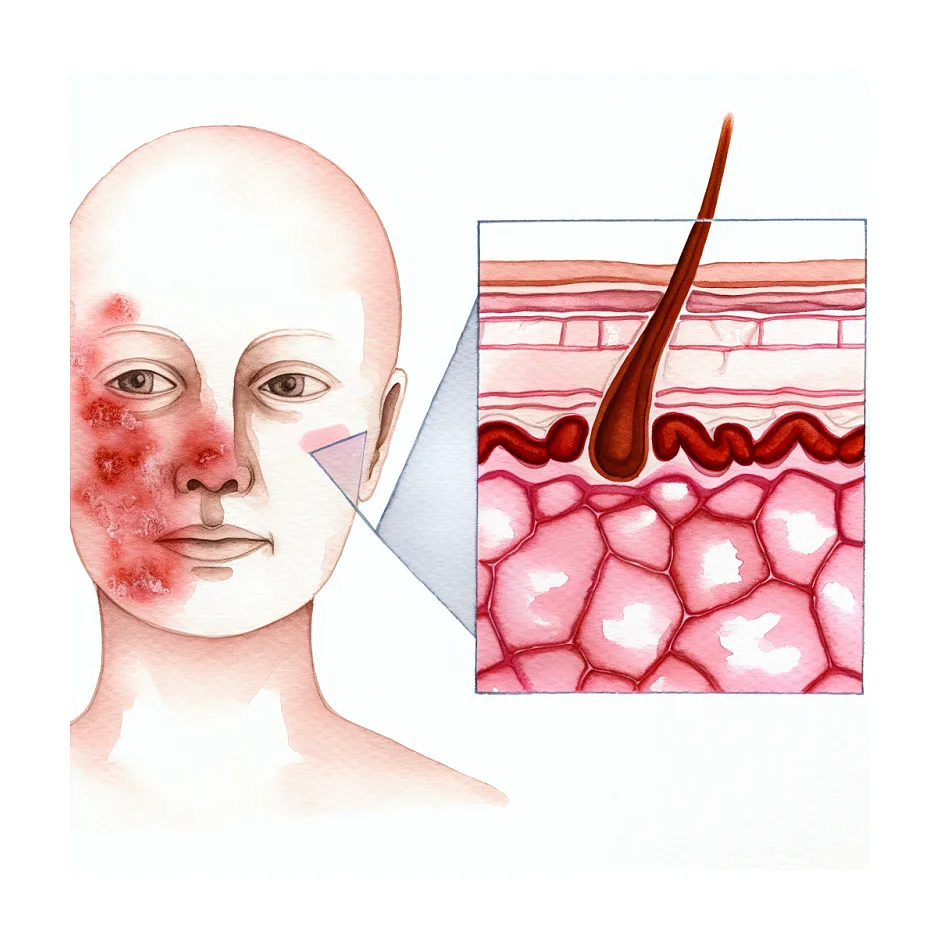قرمزی صورت بعد از پماد ژانولوما پس از برداشتن خال