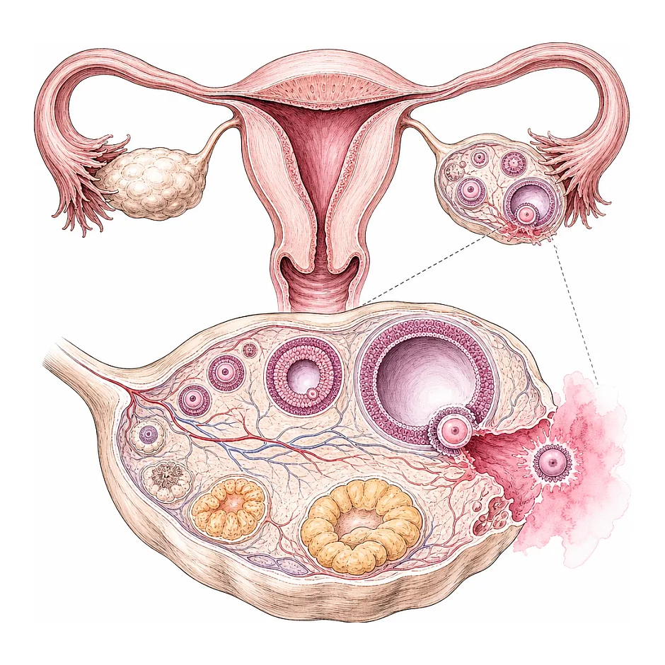 تخمک گذاری پس از تزریق آمپول HCG: مراحل و زمان‌بندی