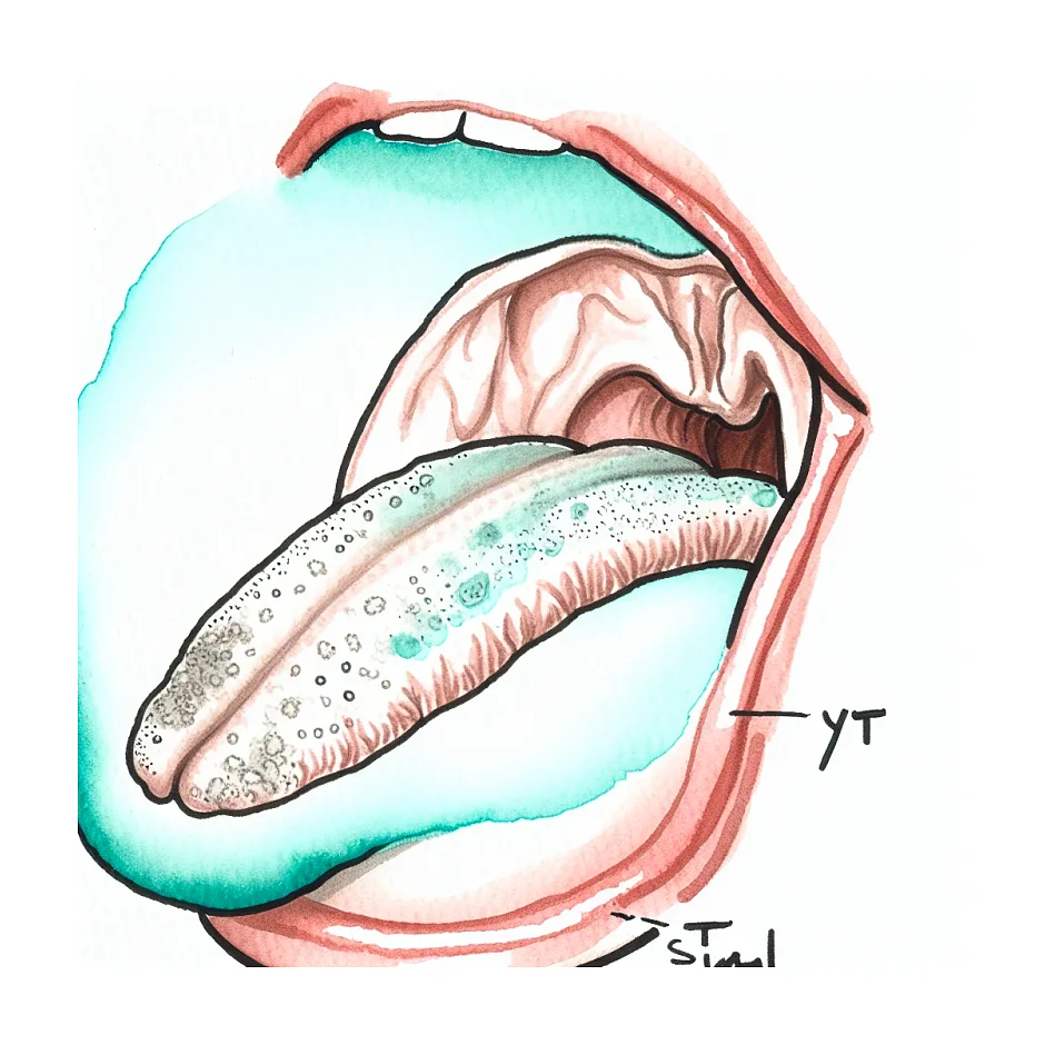 درمان برآمدگی‌ و بوی بد انتهای زبان