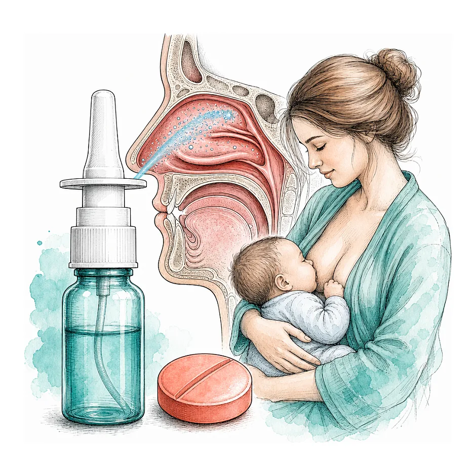 استفاده از اسپری مومتازون و سیتریزین در دوران شیردهی