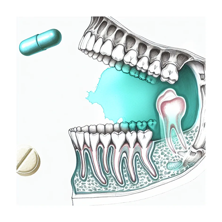 تداخل مترونیدازول و سفالکسین برای دندان‌درد