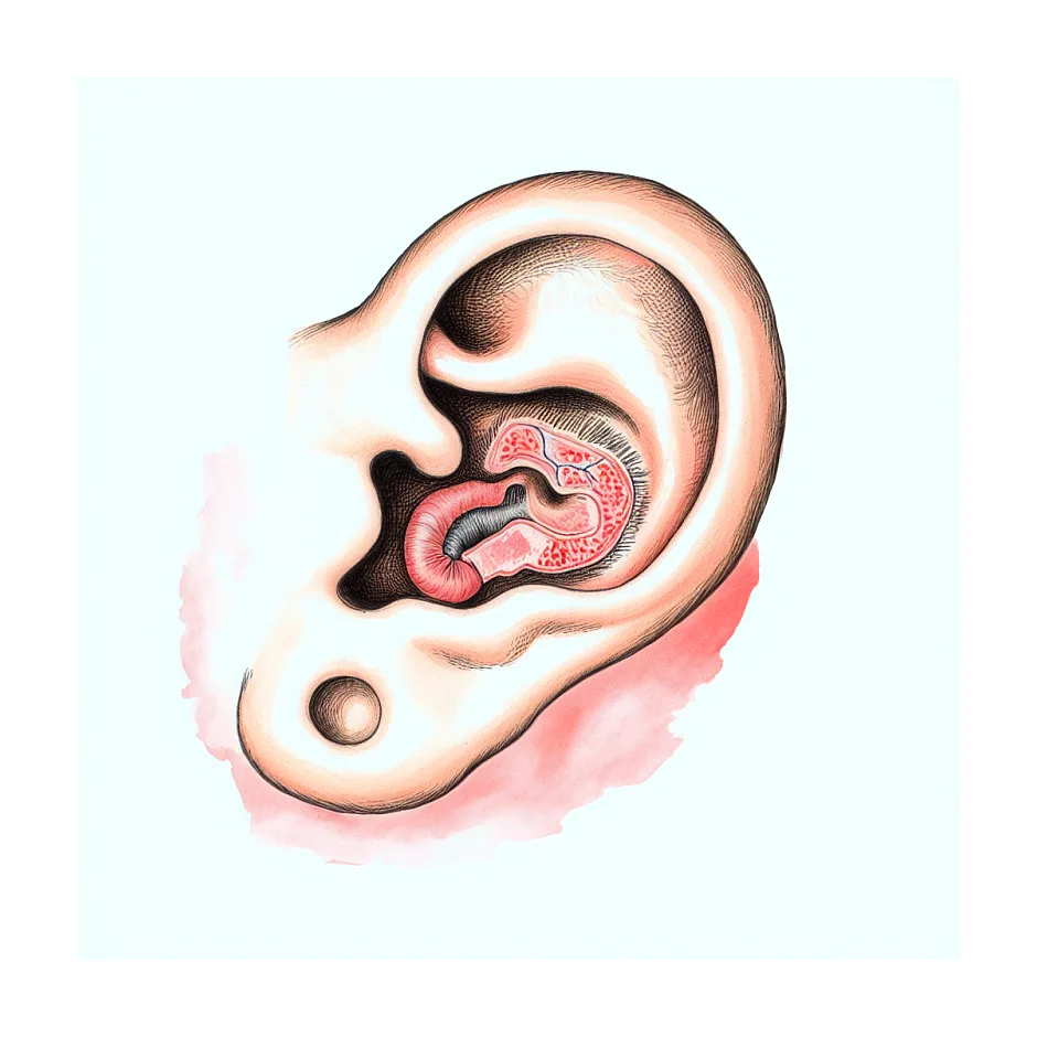 ریزش موهای روی گوش نوزادان