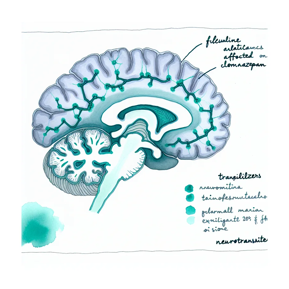 تداخل فلوکستین با ترانکوپین و کلونازپام