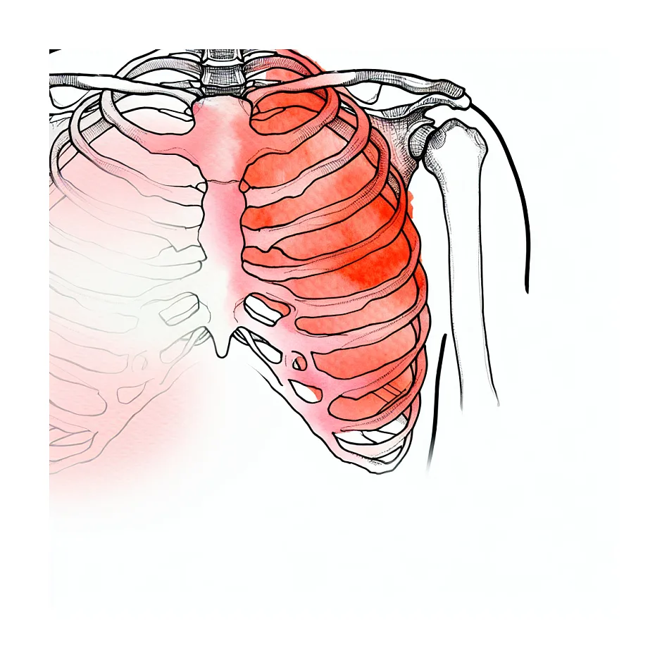 درد دنده سمت چپ؛ علت‌ها و کارهای لازم
