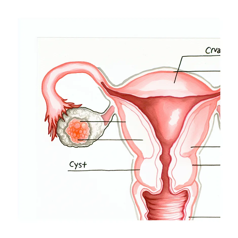 درد و سوزش سمت راست تخمدان بعد از کیست