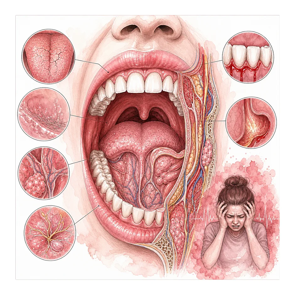 مزه خون در دهان بعد از حمله پانیک آیا خطرناک است؟