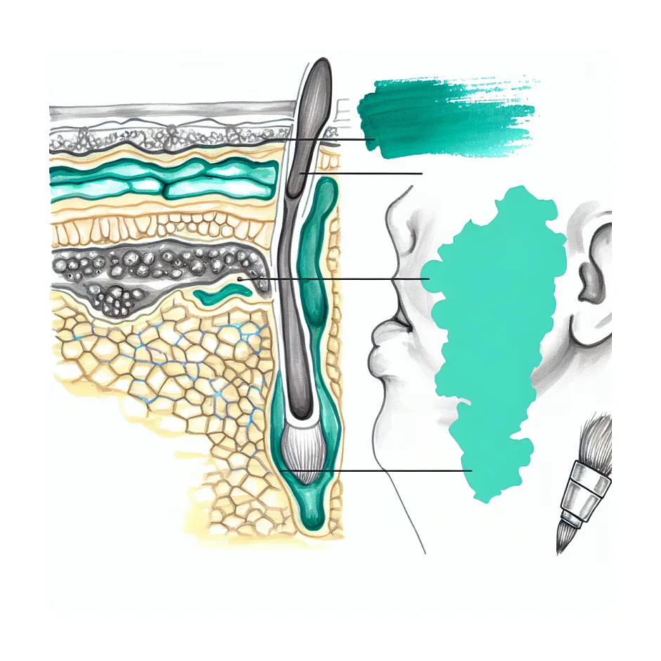 پوسته‌پوسته شدن پایین چانه — علت و راهکار