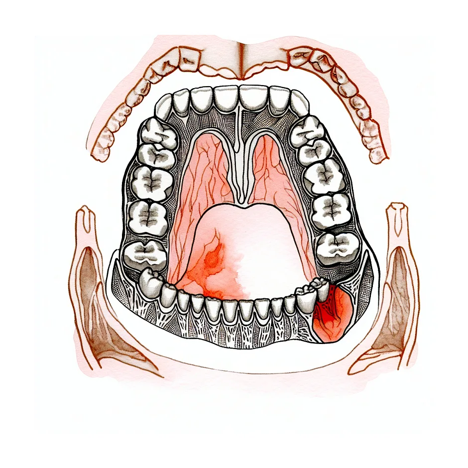 قرقره دیفن‌هیدرامین با دگزا و سفالکسین برای زخم دهان