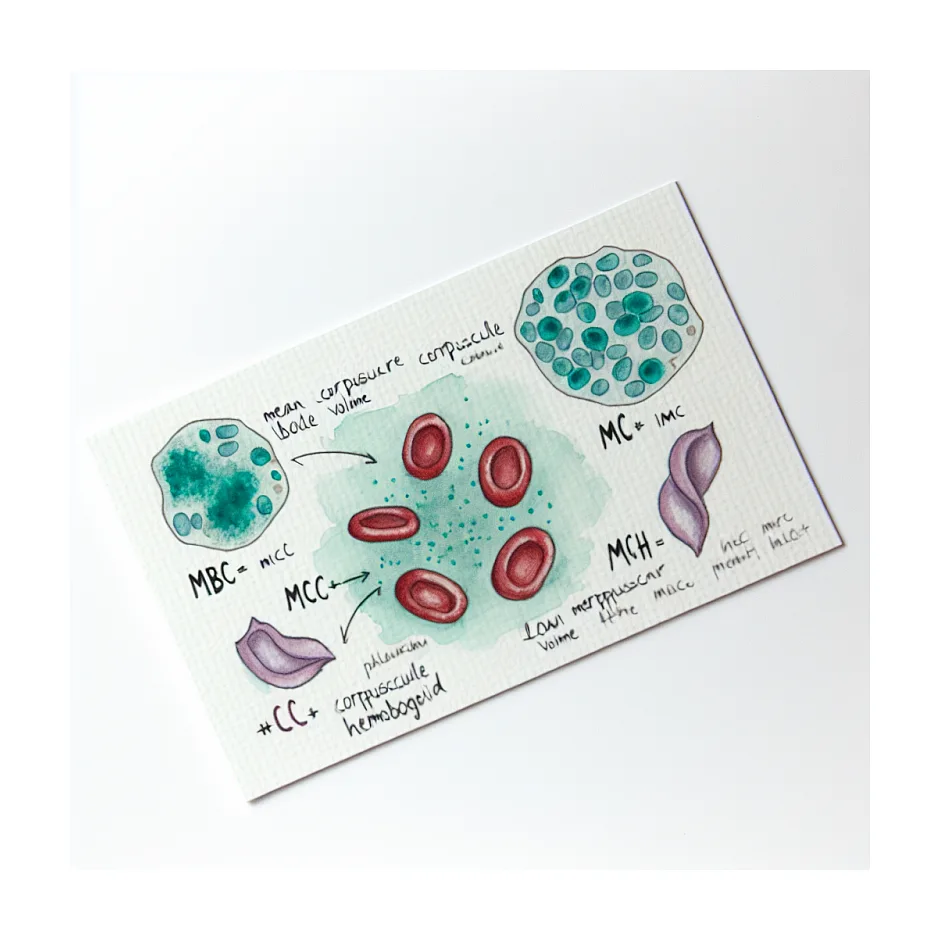 علت بالا بودن RBC و پایین بودن MCV و MCH