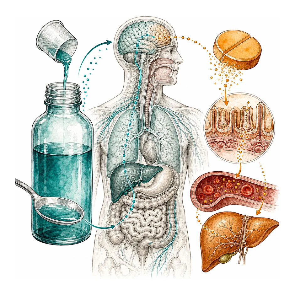تداخل دارویی شربت پریمیدون و قرص اکتوکلد