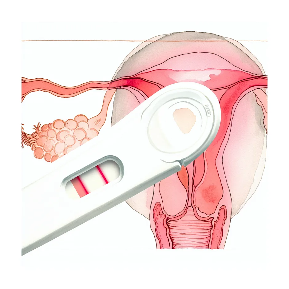 هاله کمرنگ بیبی چک و درد پریود، بارداری هست؟