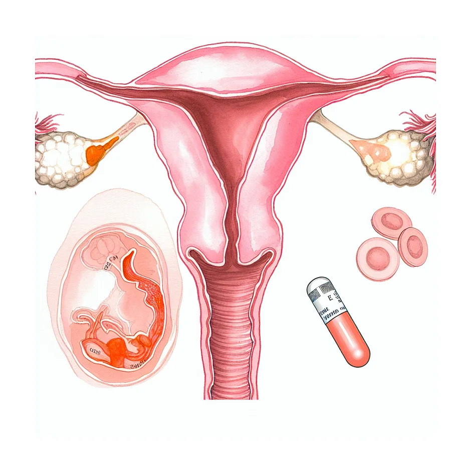 مصرف فرتیل سی ام و ویتامین E بعد انتقال جنین