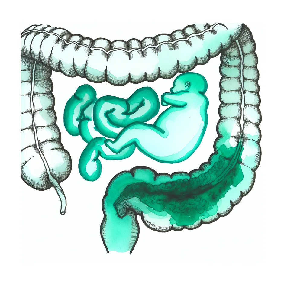 مدفوع سبز و لجنی در نوزاد ۶ ماهه؛ طبیعی یا خطرناک؟