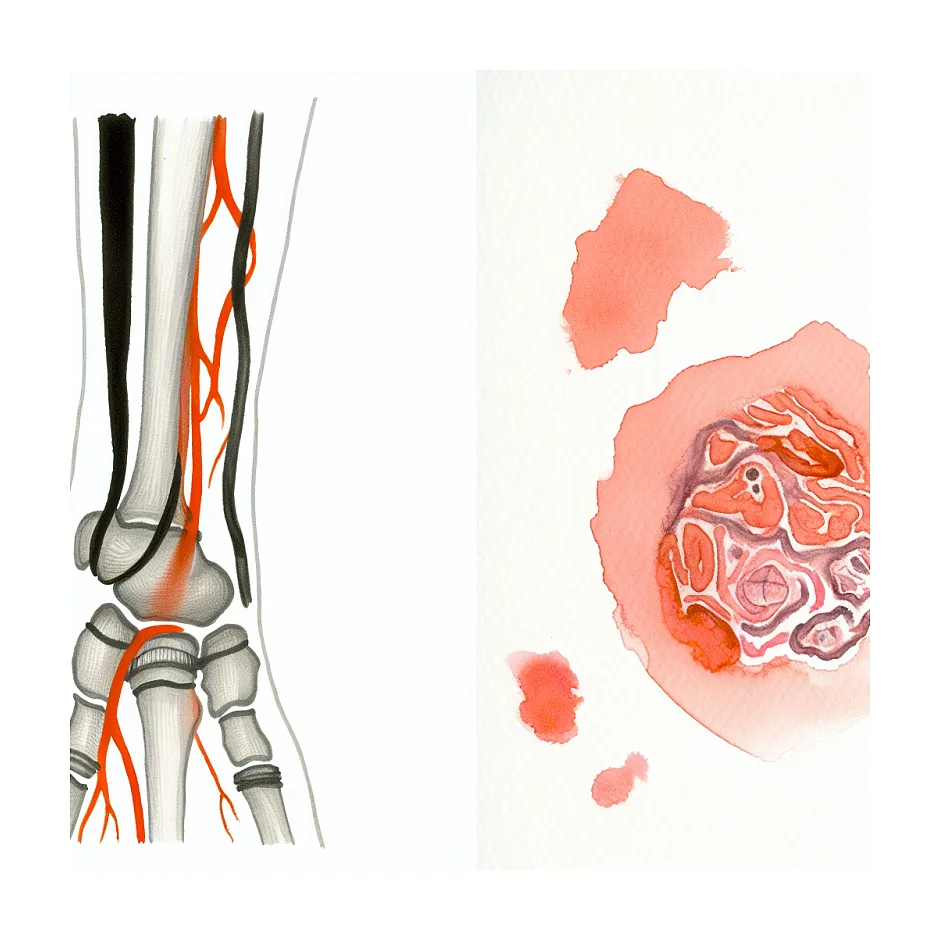 علت داغ شدن و احساس سوزش در پا چپ