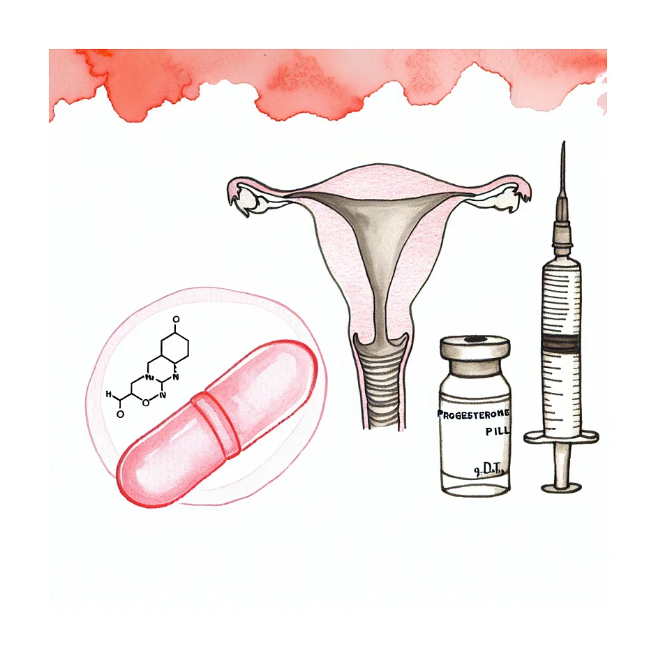 فاصله مناسب بین شیاف و آمپول پروژسترون
