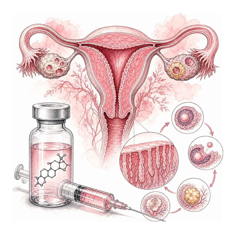 آیا استفاده از امپول پروژسترون کافی است برای پریود شدن؟