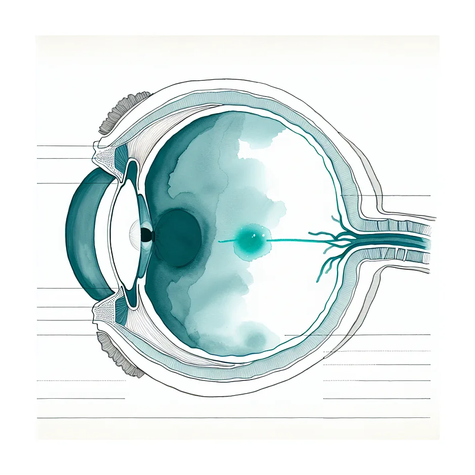 جرقه‌های نور سفید در چشم راست؛ علت و اقدام فوری