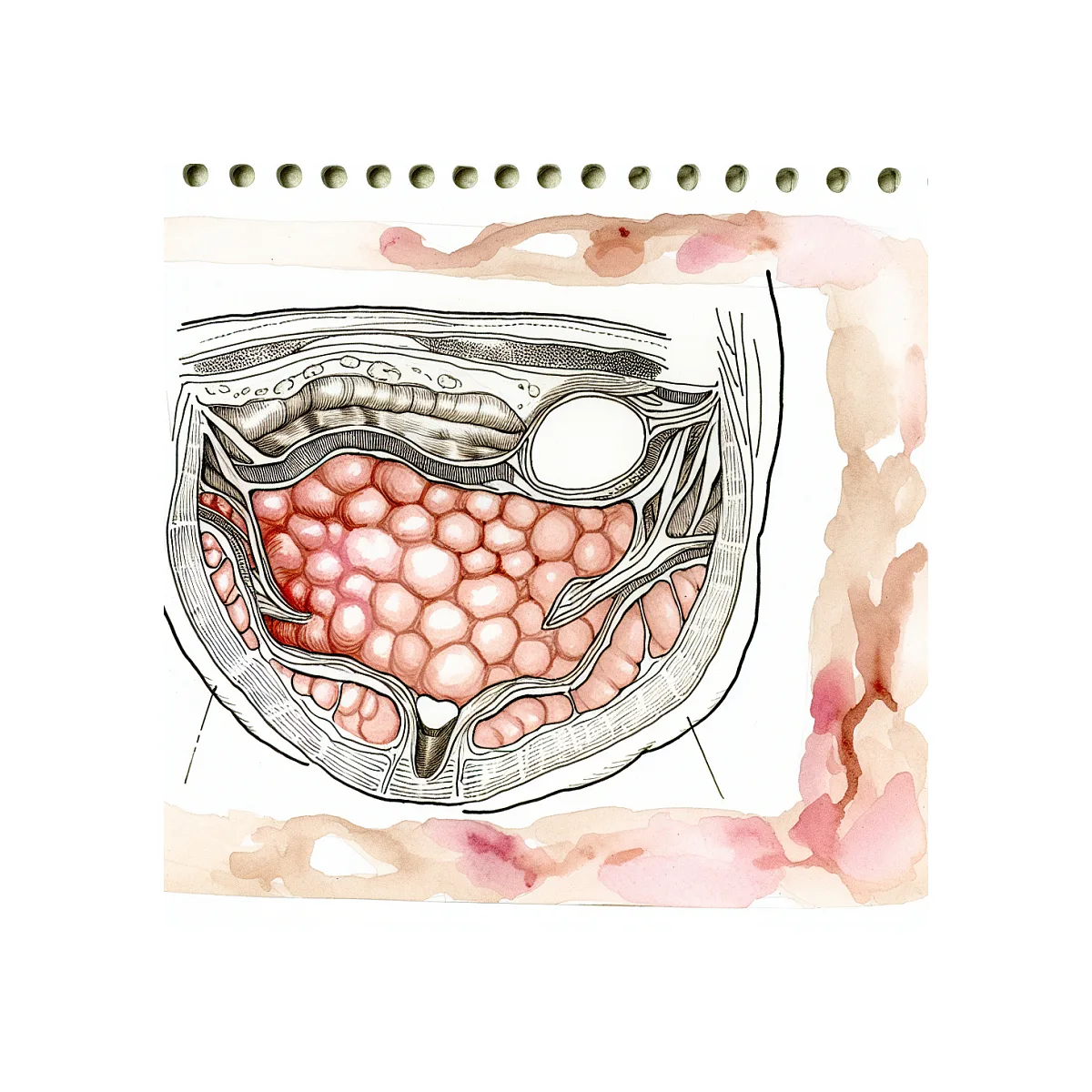 توده هتروژن در عضله شکم و احتمال آندومتریوز