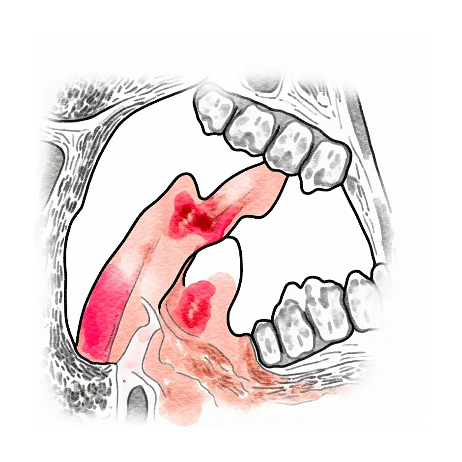 علت درد و تورم غدد لنفاوی زیر فک چیست؟