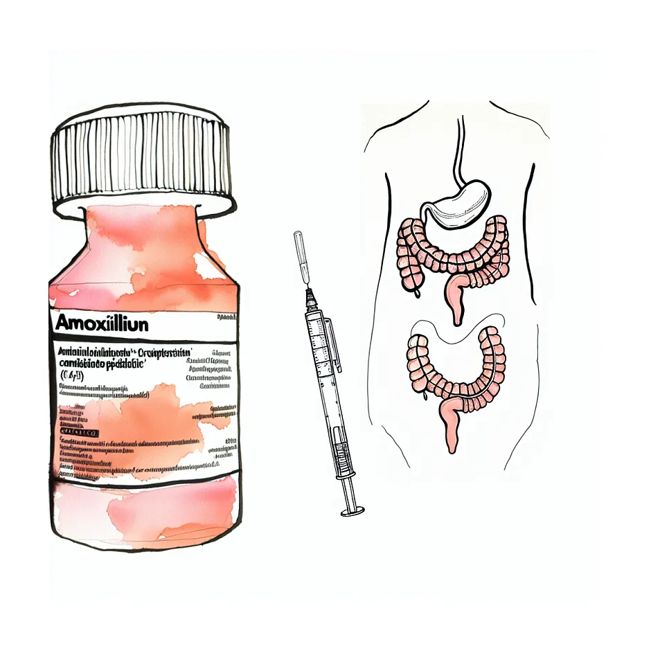 دادن شربت آموکسی‌سیلین با شیر به نوزاد