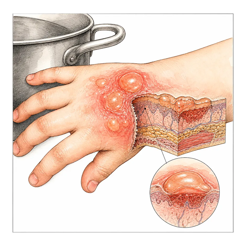 سوختگی دست نوزاد با قابلمه داغ — چه‌کار کنم؟