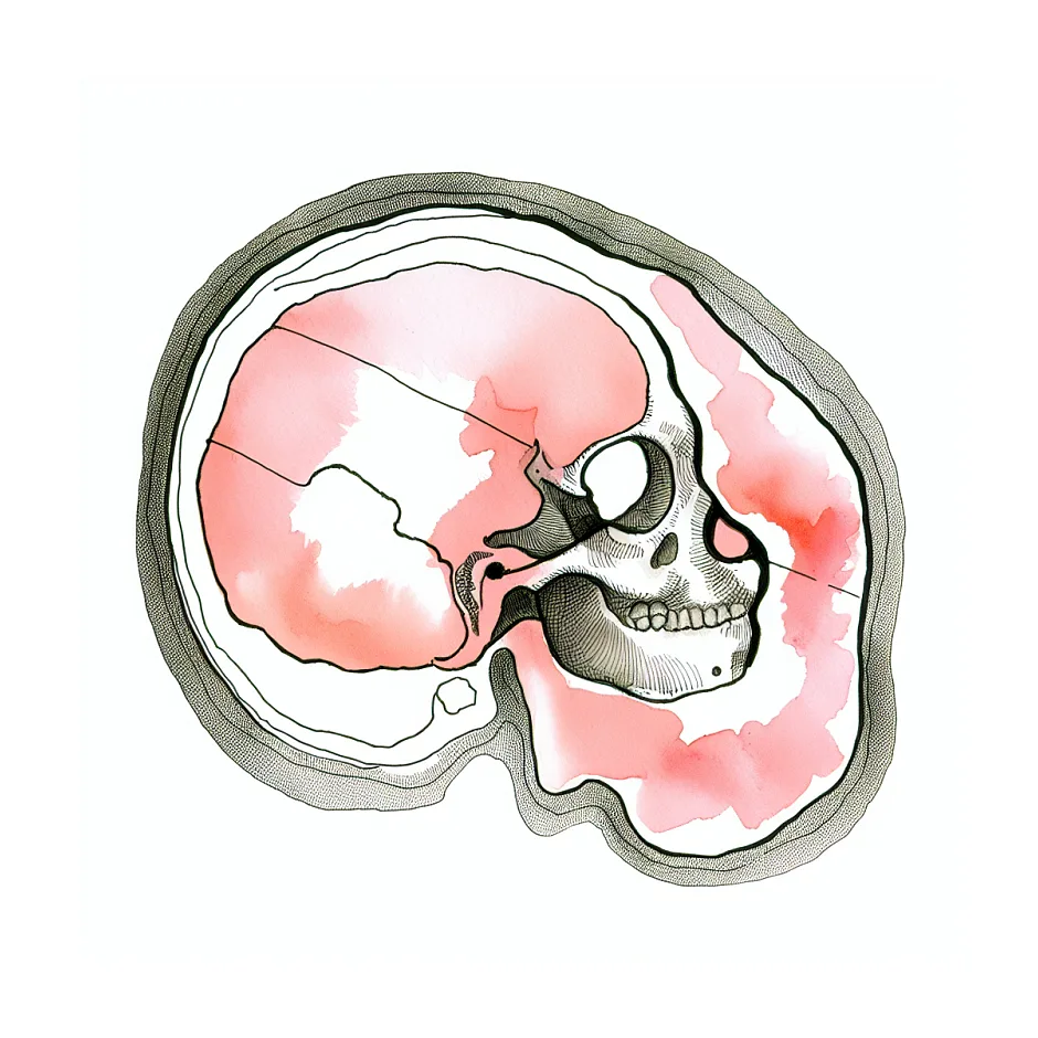 نبود استخوان بینی در غربالگری؛ طبیعی یا نگران‌کننده؟