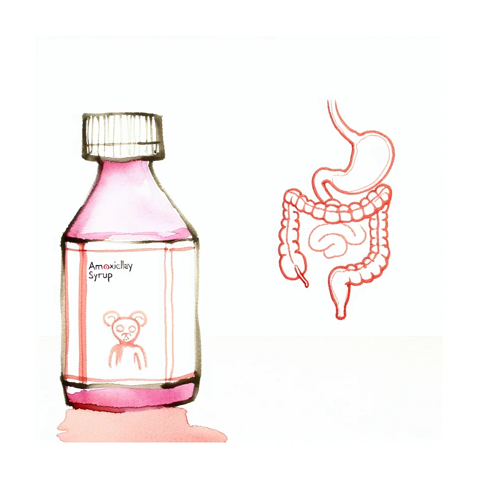 مصرف شربت آموکسی‌کلاو تاریخ گذشته در کودک