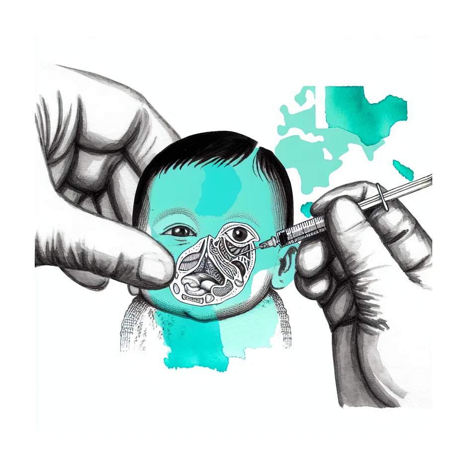 آبریزش بینی بعد از واکسن ۶ ماهگی نوزاد